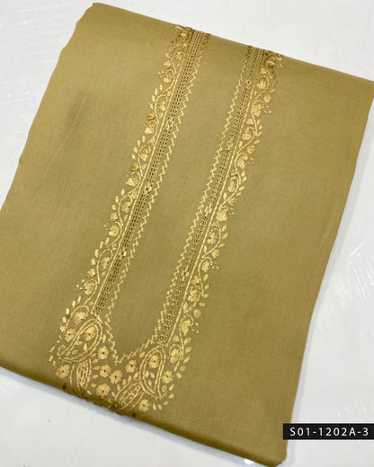 Handmade Pakka Tarkashi Cotton Shalwar Qameez for Men