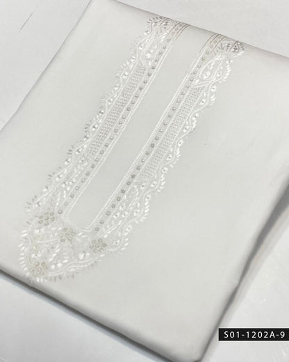 Handmade Pakka Tarkashi Cotton Shalwar Qameez for Men