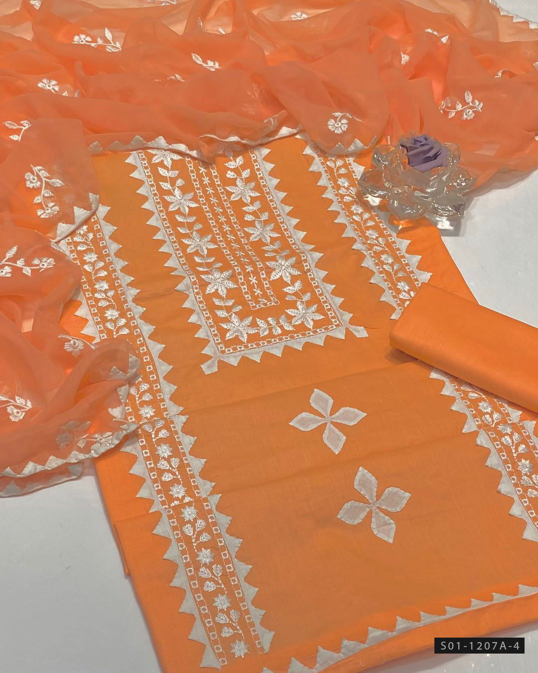 Handmade 3 PC Unstitched Lawn Dress Collection