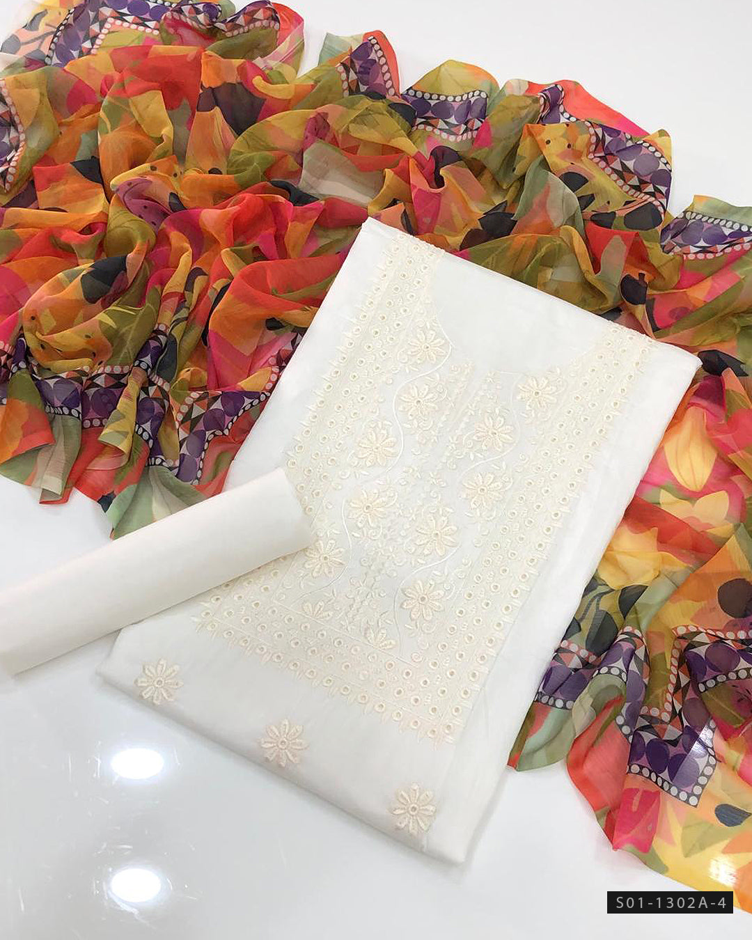 3 PC Unstitched Lawn Dress Collection