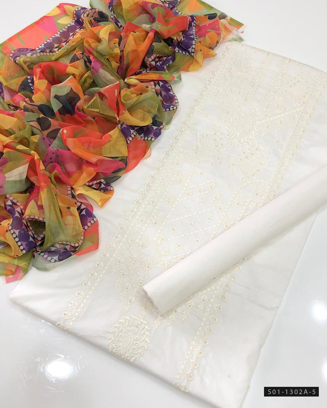 3 PC Unstitched Lawn Dress Collection