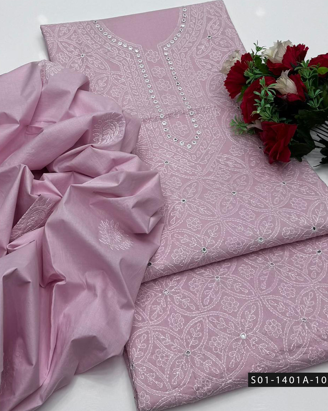 ✨ Handmade 2 PC Unstitched Lawn Dress Collection