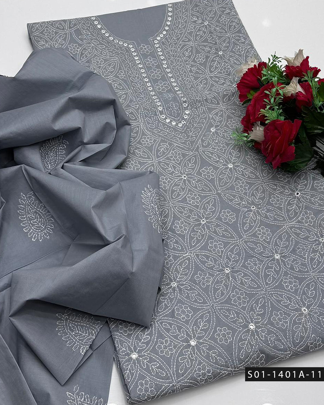 ✨ Handmade 2 PC Unstitched Lawn Dress Collection