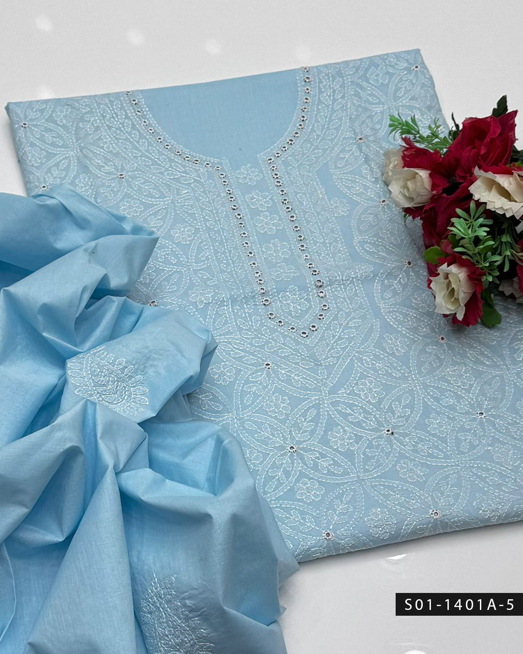 ✨ Handmade 2 PC Unstitched Lawn Dress Collection