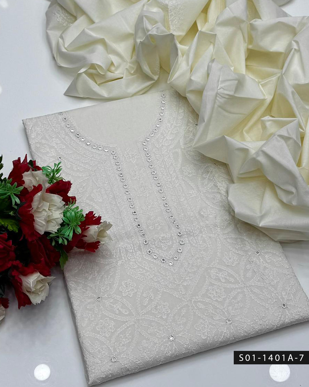 ✨ Handmade 2 PC Unstitched Lawn Dress Collection