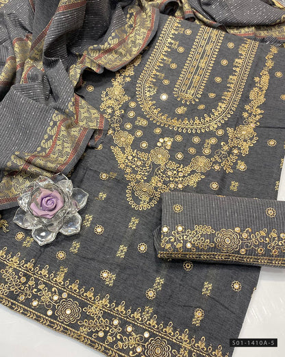 3 PC Unstitched Khaddar Susi Dress Collection
