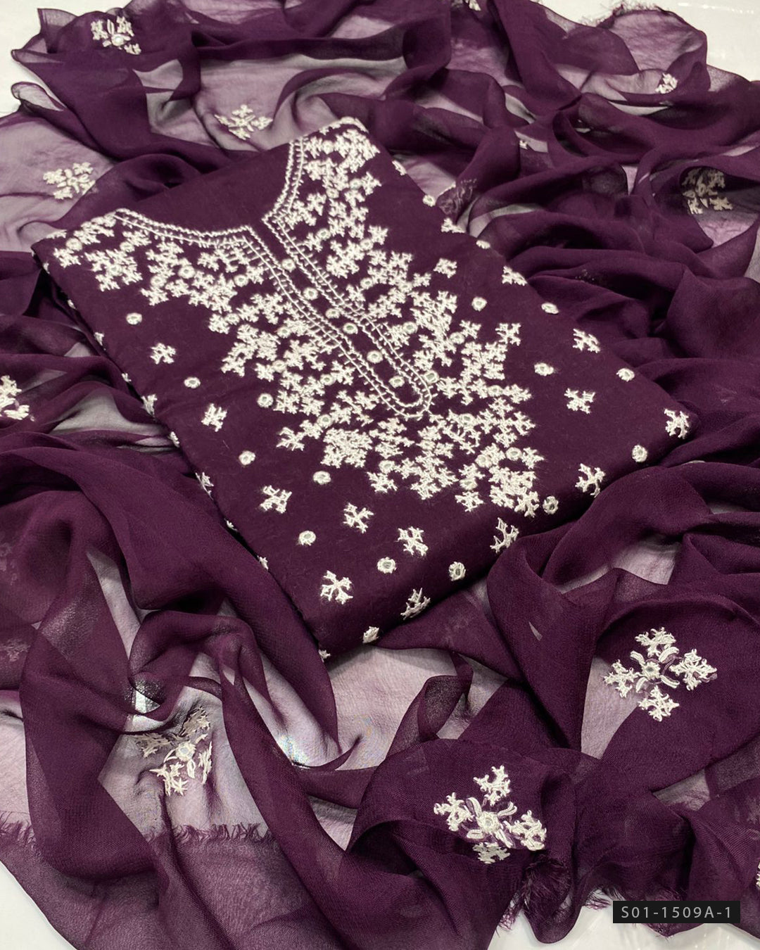 Handmade 3 PC Unstitched Lawn Dress Collection