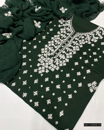 Handmade 3 PC Unstitched Lawn Dress Collection