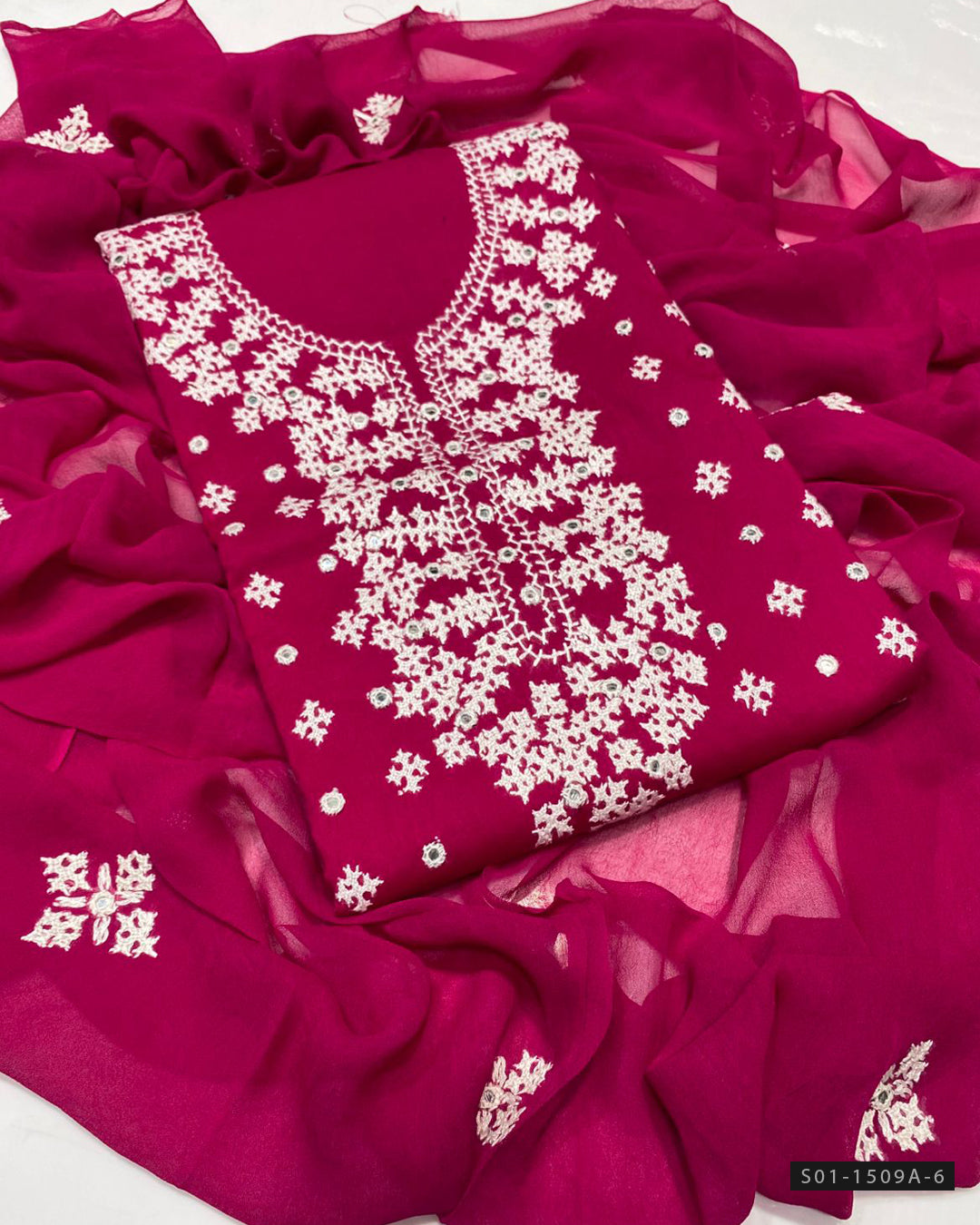 Handmade 3 PC Unstitched Lawn Dress Collection