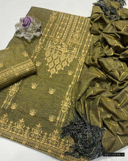 3 PC Unstitched Khaddar Dress Collection