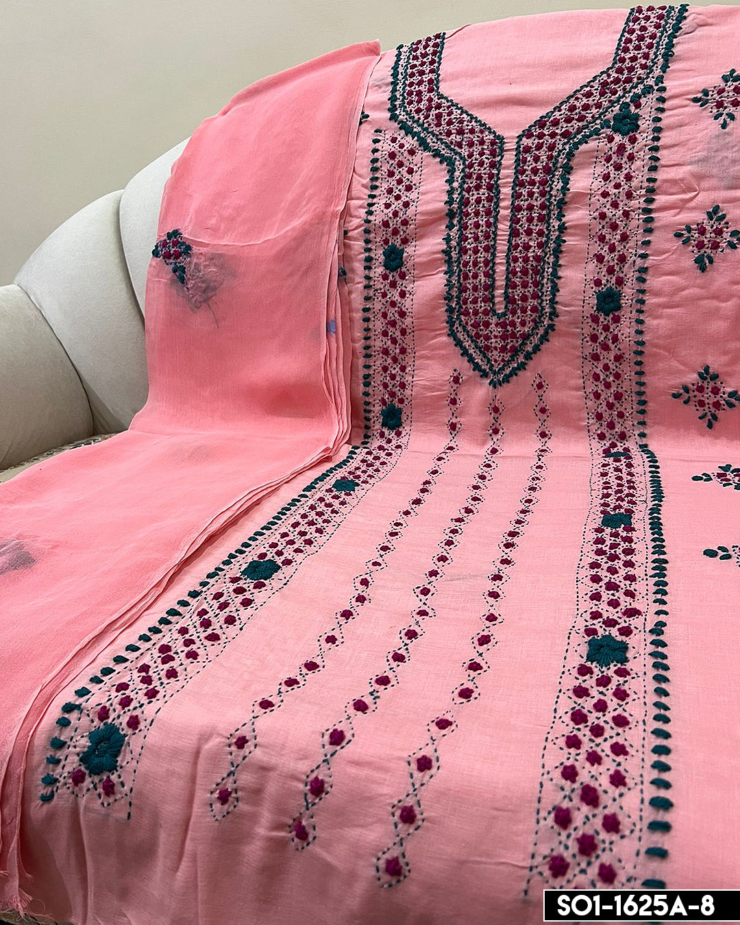 Handmade Lawn Pakka Makri Work Dresses - S01