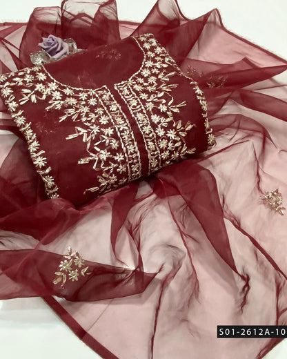 Handmade 2PC Organza Dress