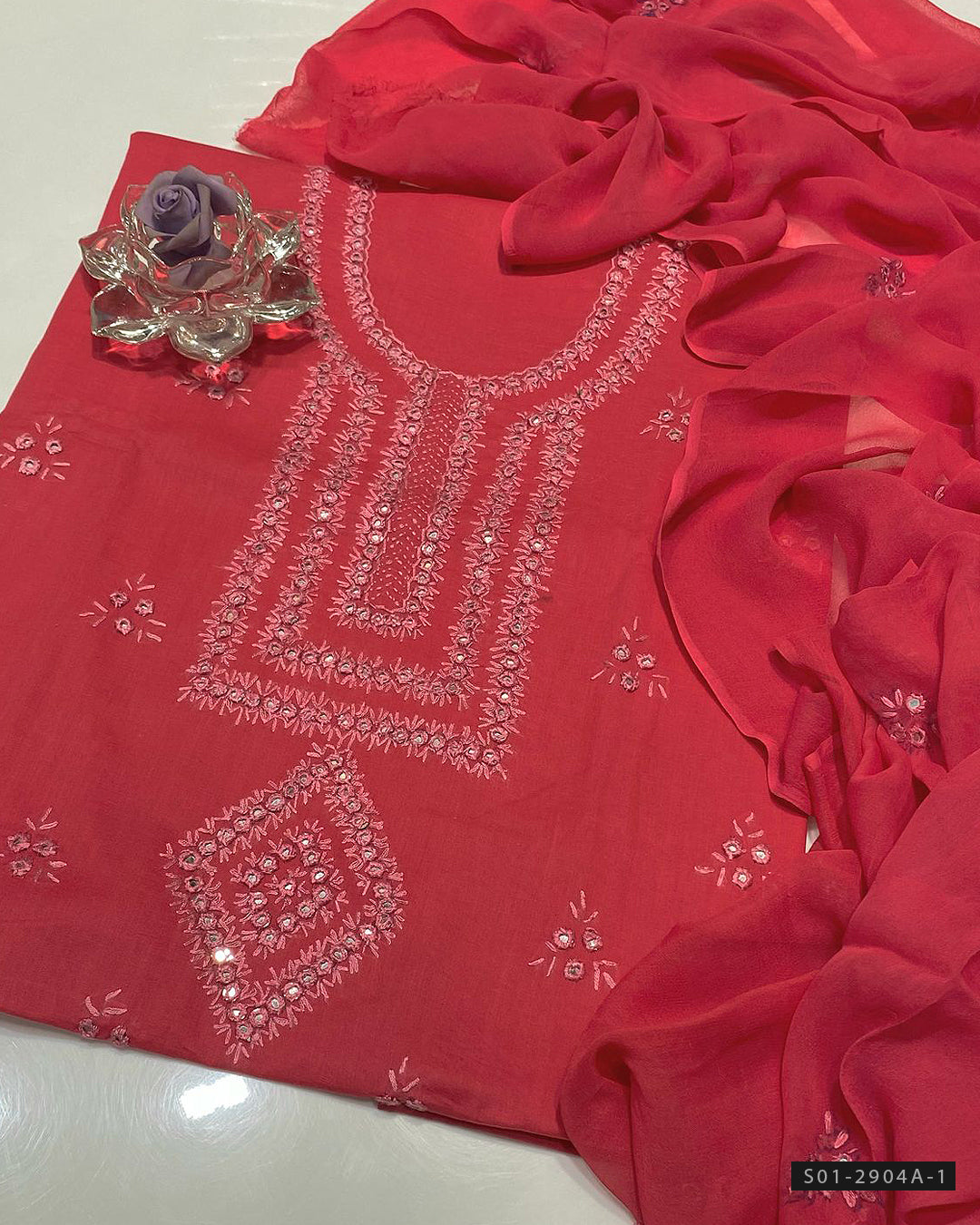 Handmade 3 PC Unstitched Lawn Dress Collection