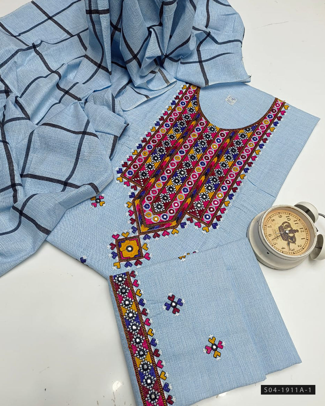 3 PC Unstitched Khadi Cotton Dress Collection