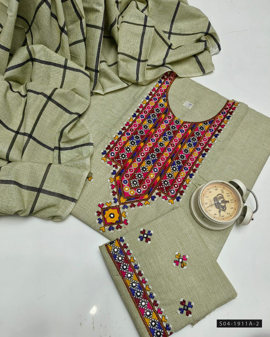 3 PC Unstitched Khadi Cotton Dress Collection