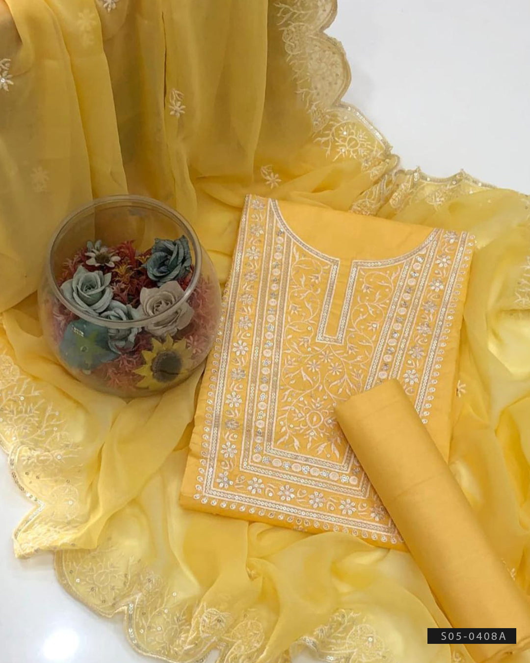 3 PC Unstitched Lawn Dress Collection