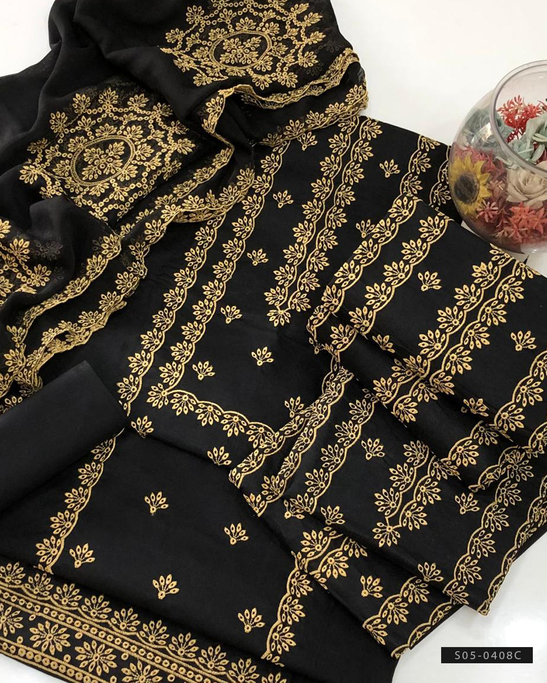 3 PC Unstitched Lawn Dress Collection