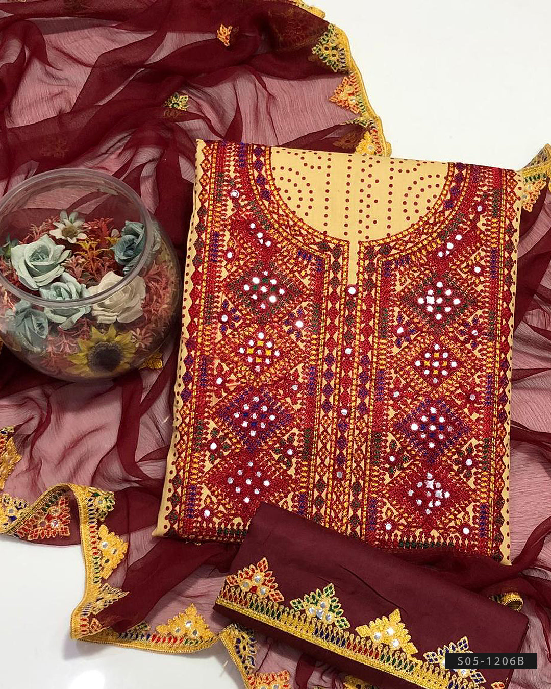 3 PC Unstitched GTM Lawn Dress Collection