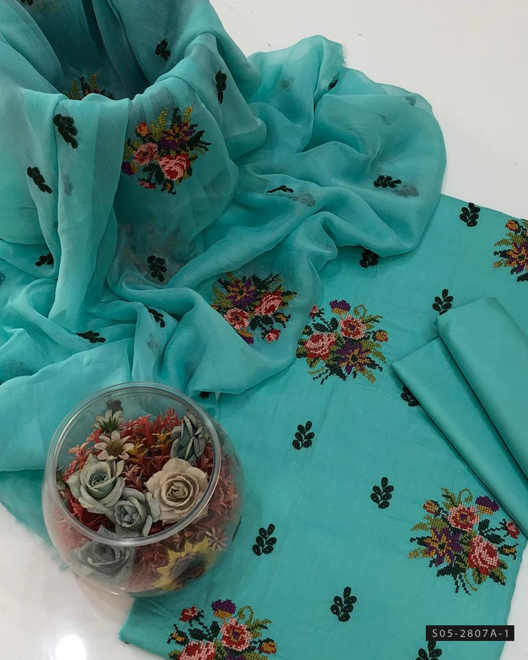 3 PC Unstitched GTM Lawn Dress Collection