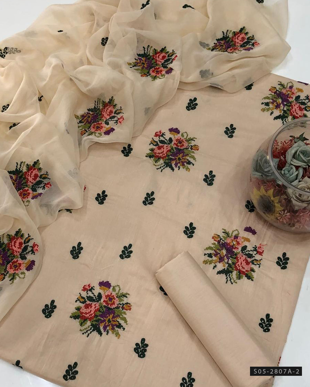 3 PC Unstitched GTM Lawn Dress Collection