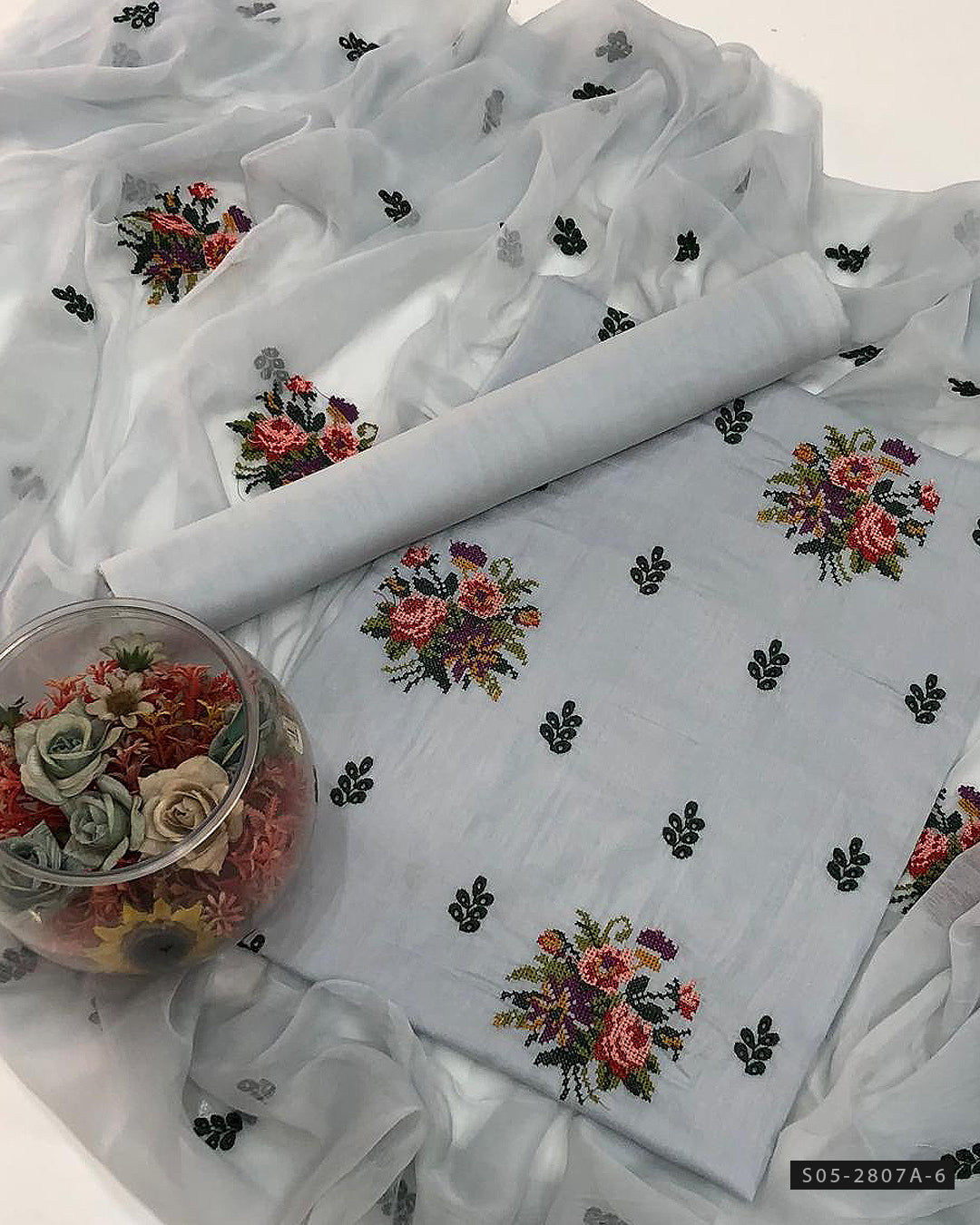 3 PC Unstitched GTM Lawn Dress Collection