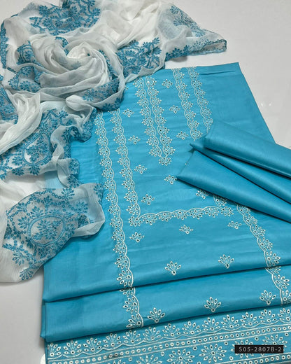 3 PC Unstitched GTM Lawn Dress Collection