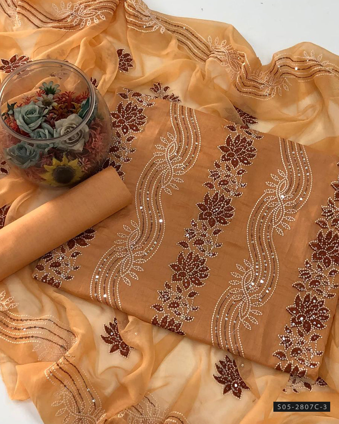 3 PC Unstitched GTM Lawn Dress Collection