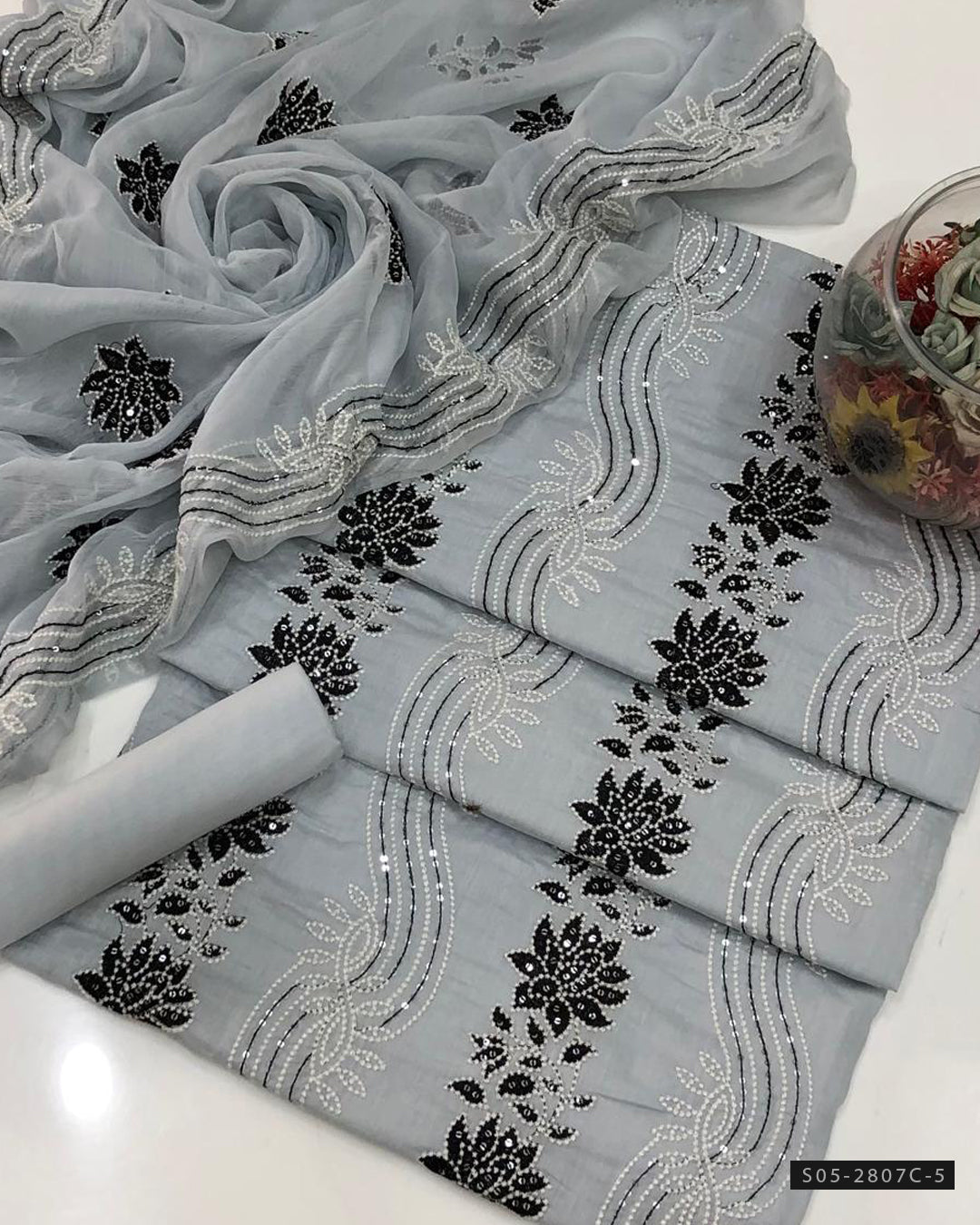 3 PC Unstitched GTM Lawn Dress Collection