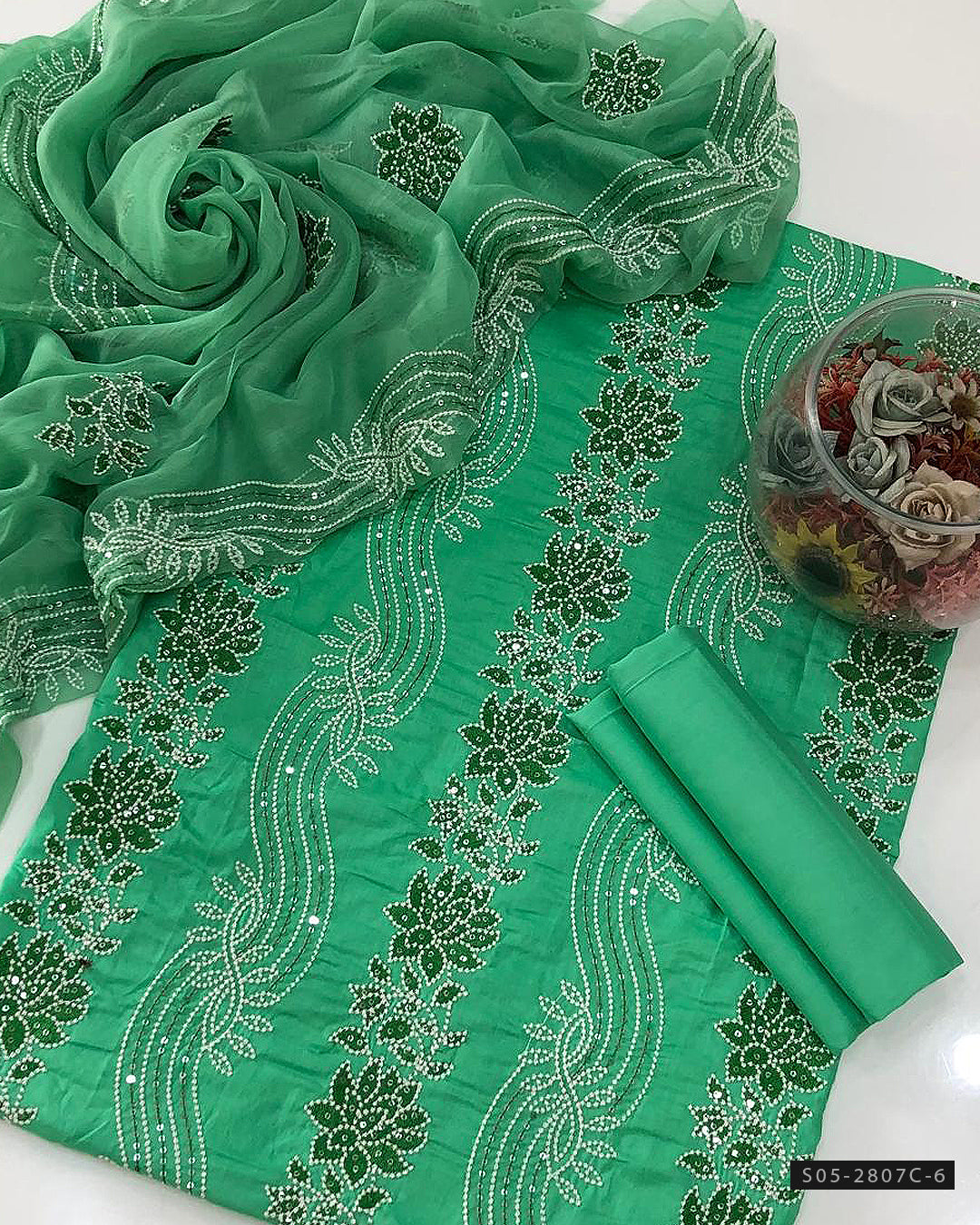 3 PC Unstitched GTM Lawn Dress Collection