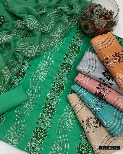 3 PC Unstitched GTM Lawn Dress Collection