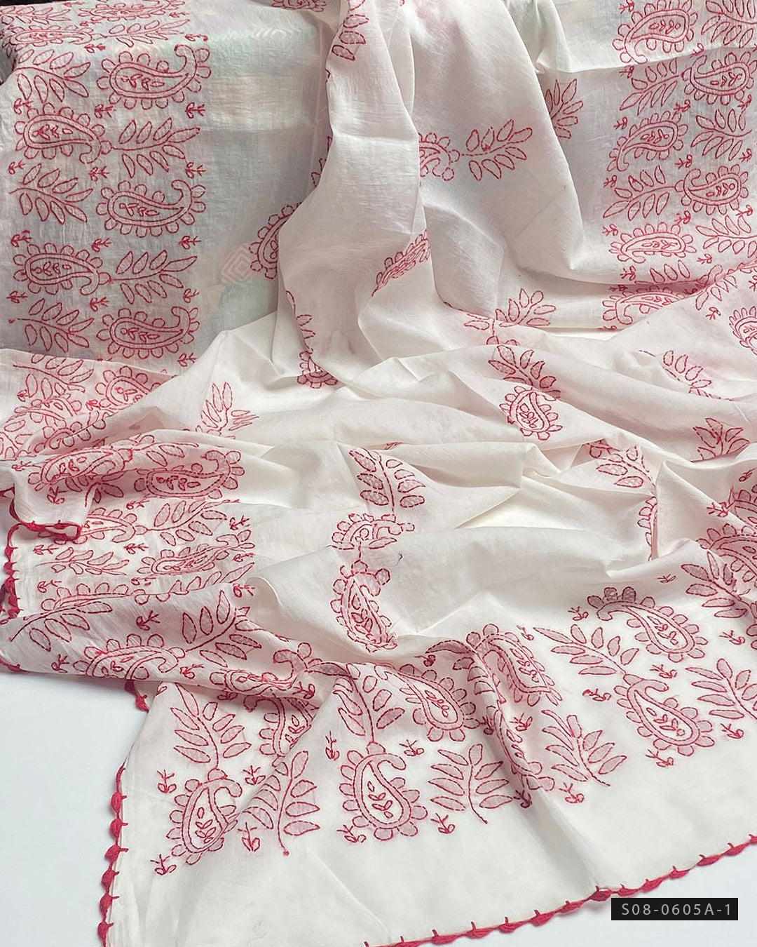 Hand Embroidered Lawn Dupattas/Chaddars