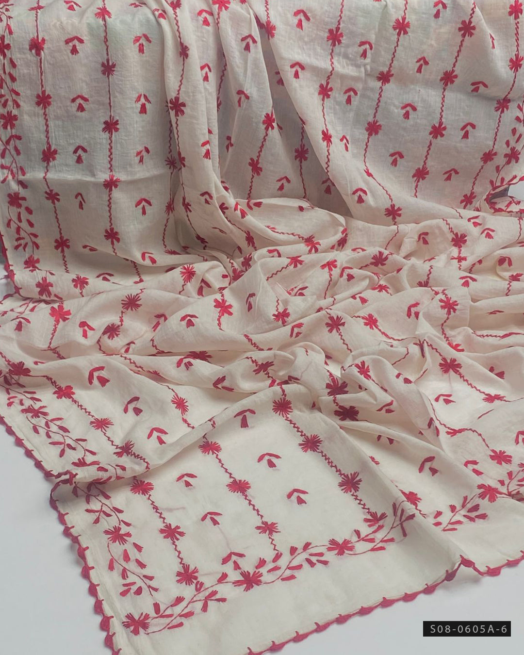 Hand Embroidered Lawn Dupattas/Chaddars