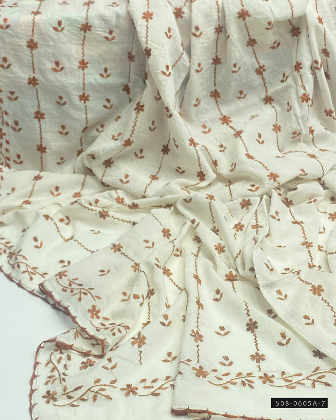 Hand Embroidered Lawn Dupattas/Chaddars