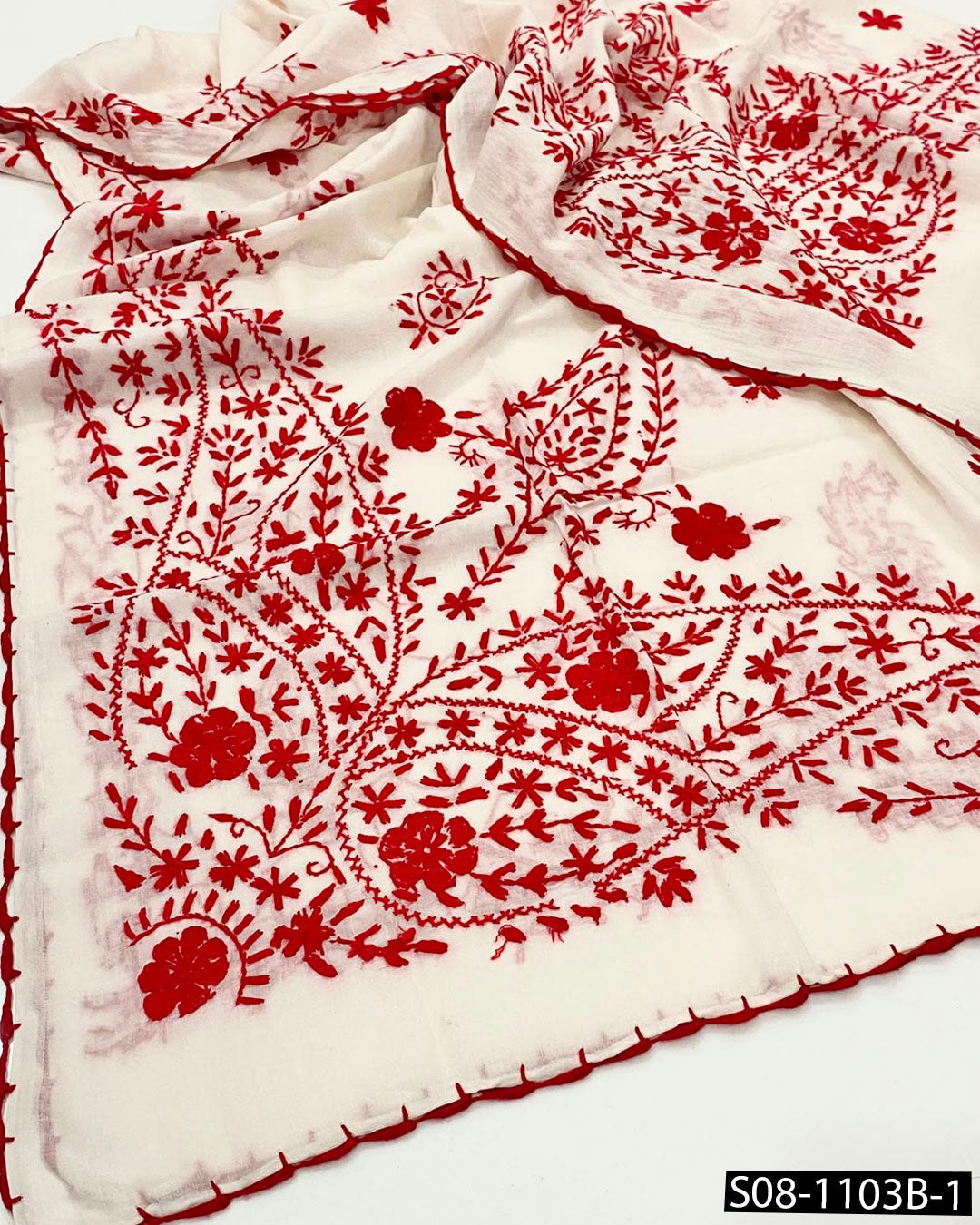 Elegant Hand Stitched Lawn Chaddar Collection