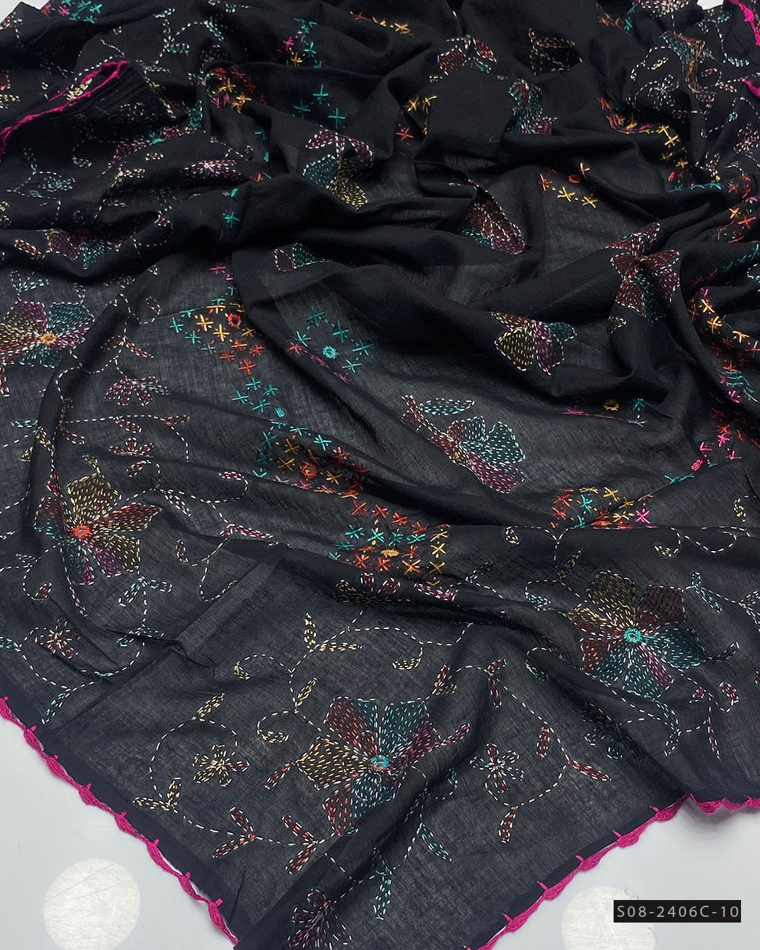 Hand Embroidered Lawn Chaddar Collection