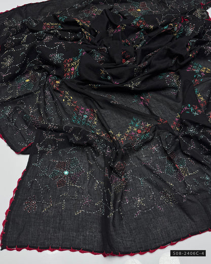 Hand Embroidered Lawn Chaddar Collection