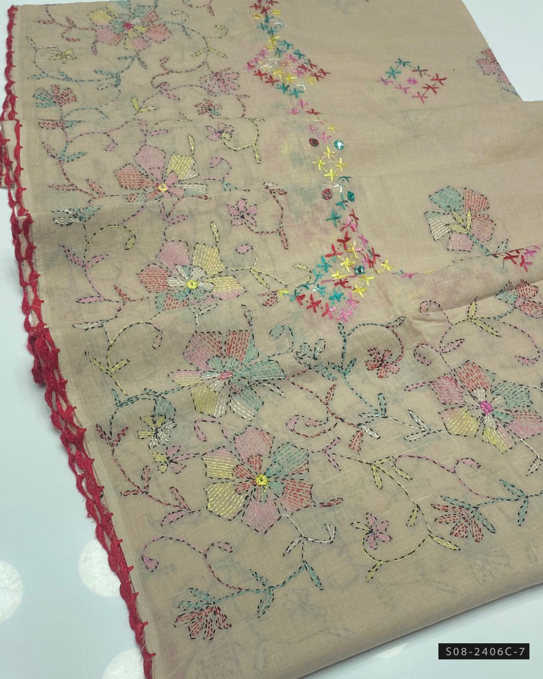 Hand Embroidered Lawn Chaddar Collection