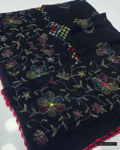 Hand Embroidered Lawn Chaddar Collection