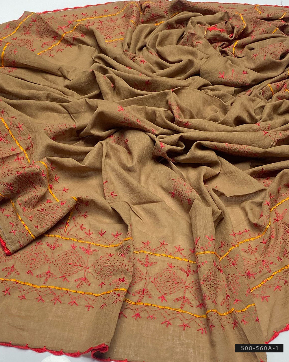 Elegant Hand Stitched Lawn Chaddar Collection