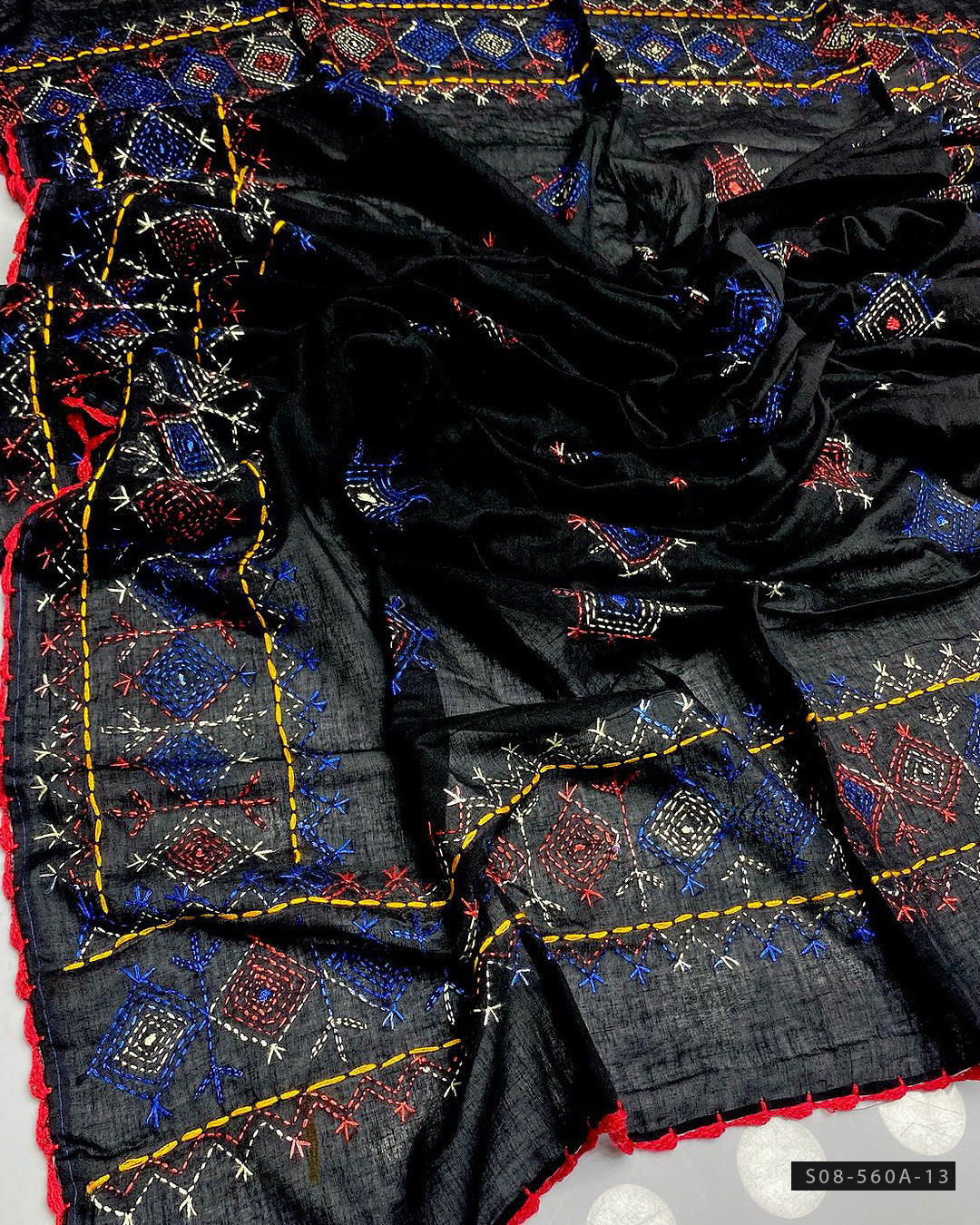 Afghani Work Hand Embroidered Lawn Chaddar
