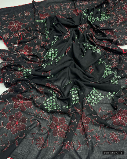 Afghani Work Hand Embroidered Lawn Chaddar