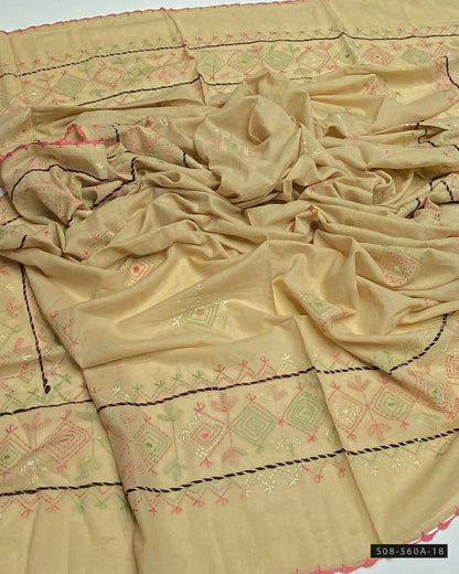 Afghani Work Hand Embroidered Lawn Chaddar
