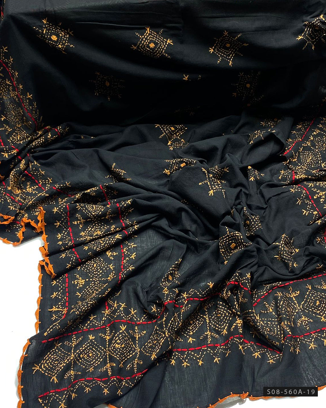 Afghani Work Hand Embroidered Lawn Chaddar