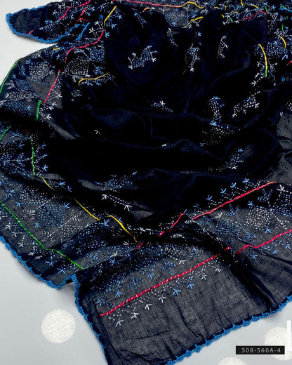 Afghani Work Hand Embroidered Lawn Chaddar