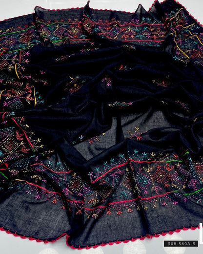 Afghani Work Hand Embroidered Lawn Chaddar
