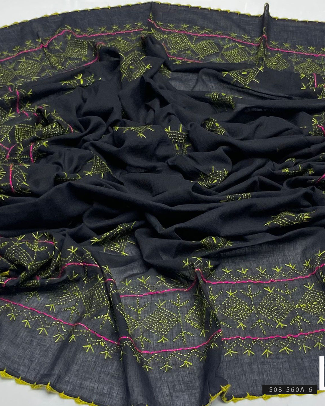 Afghani Work Hand Embroidered Lawn Chaddar