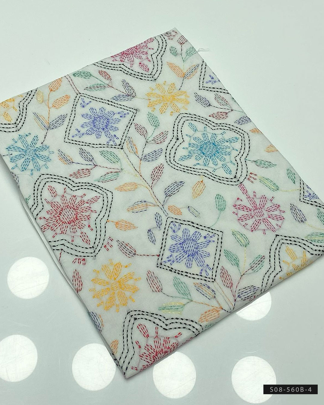 Indian Kacha Work Lawn Unstitched Shirts