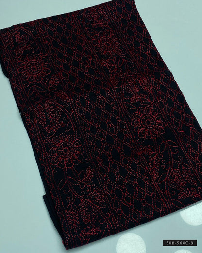 Shadow Work Hand Embroidered Unstitched Lawn Shirt Collection