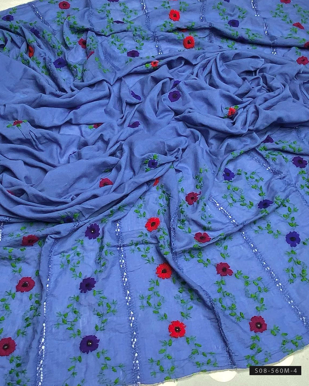 Hand Embroidered Lawn Chaddars
