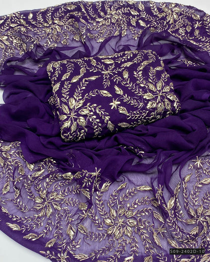 2 PC Unstitched Gotta Work Chiffon Collection